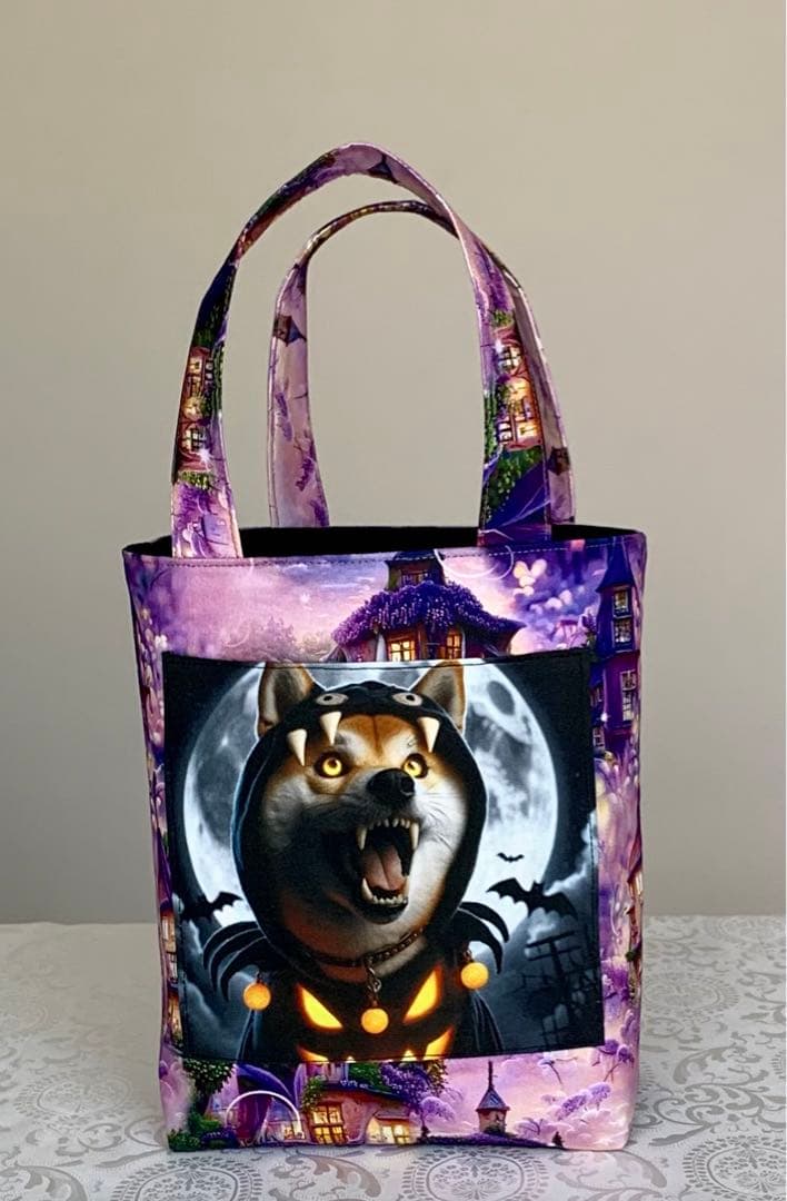 みい　ポメちゃん　トートバッグ　小物入れ