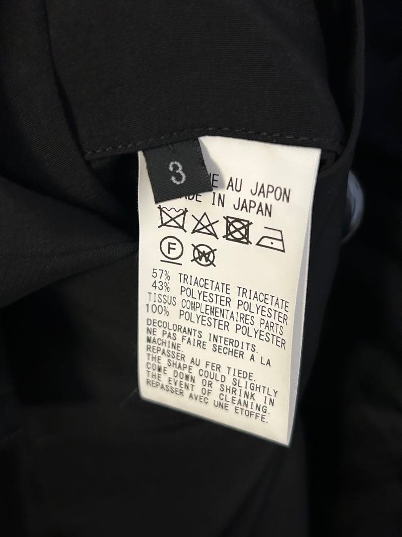 Ground Y （グラウンド ワイ） フード付きブラック ロングコート【美品】