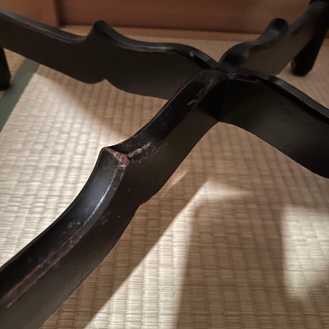 和製　アンティーク　丸テーブル