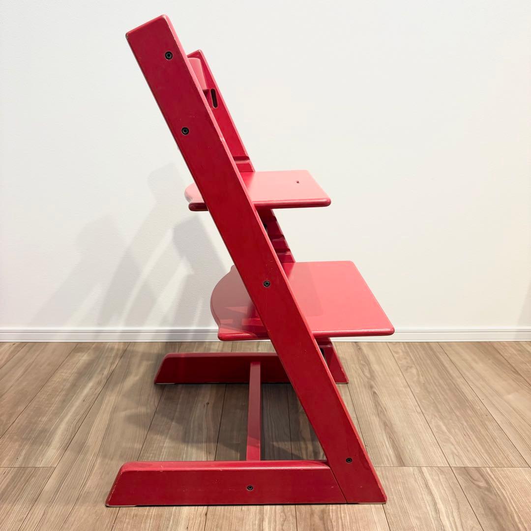 STOKKE！ストッケ トリップトラップ ベビー キッズチェア 椅子 レッド赤