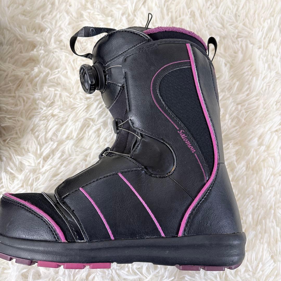 サロモン　スノーブーツ　スノボ　スノーボード　ブーツ　レディース　24.5 美品