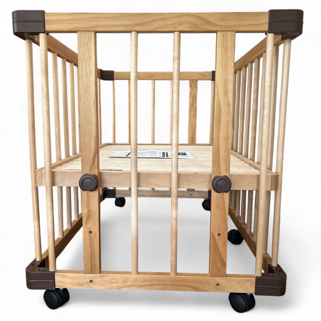 farska ミニジョイントベッド NEO キャスター付き 木製ミニベビーベッド