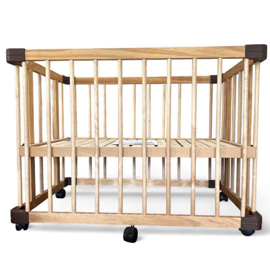 farska ミニジョイントベッド NEO キャスター付き 木製ミニベビーベッド