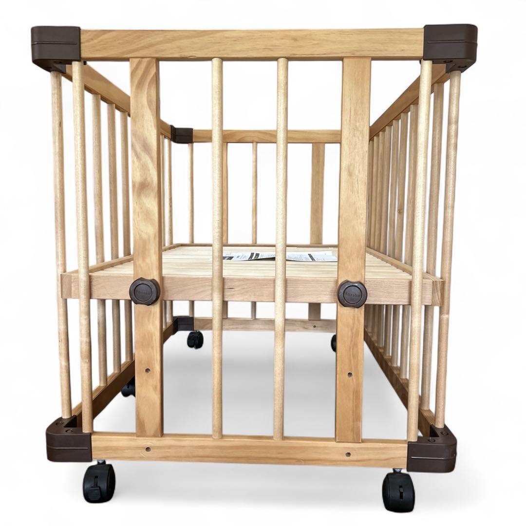 farska ミニジョイントベッド NEO キャスター付き 木製ミニベビーベッド