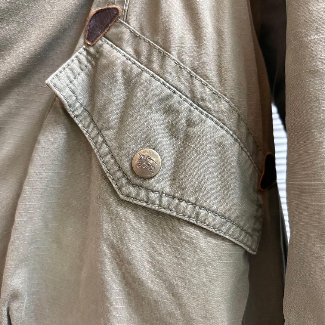 Burberry blue label 38 モッズコート フード付き