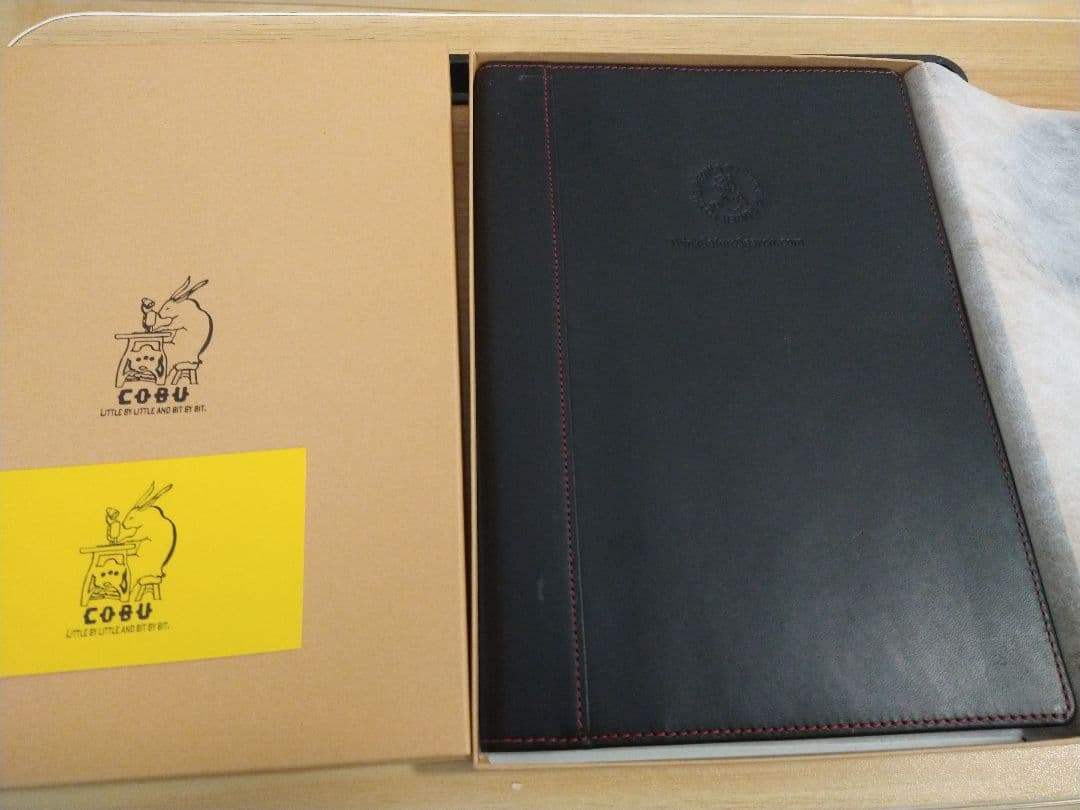 COBU 革製リーガルパッドホルダ、ツバメリーガルパッド