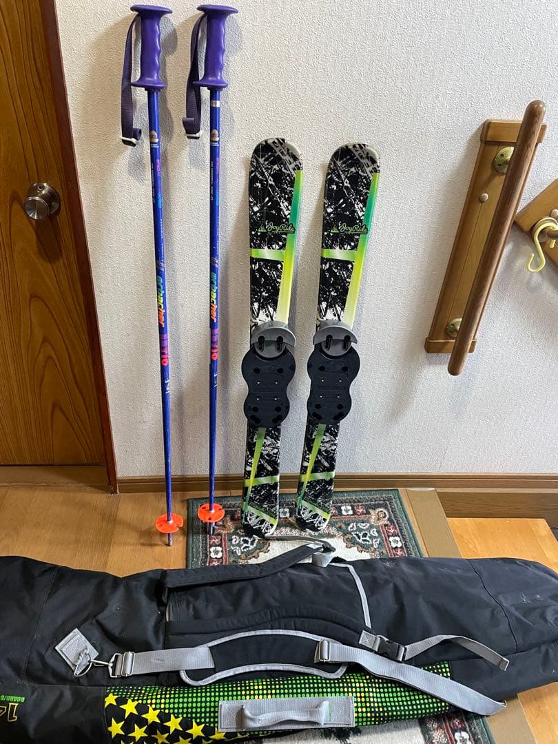 JOYRIDE ショートスキー97cm ソフトビンディングプレート付き