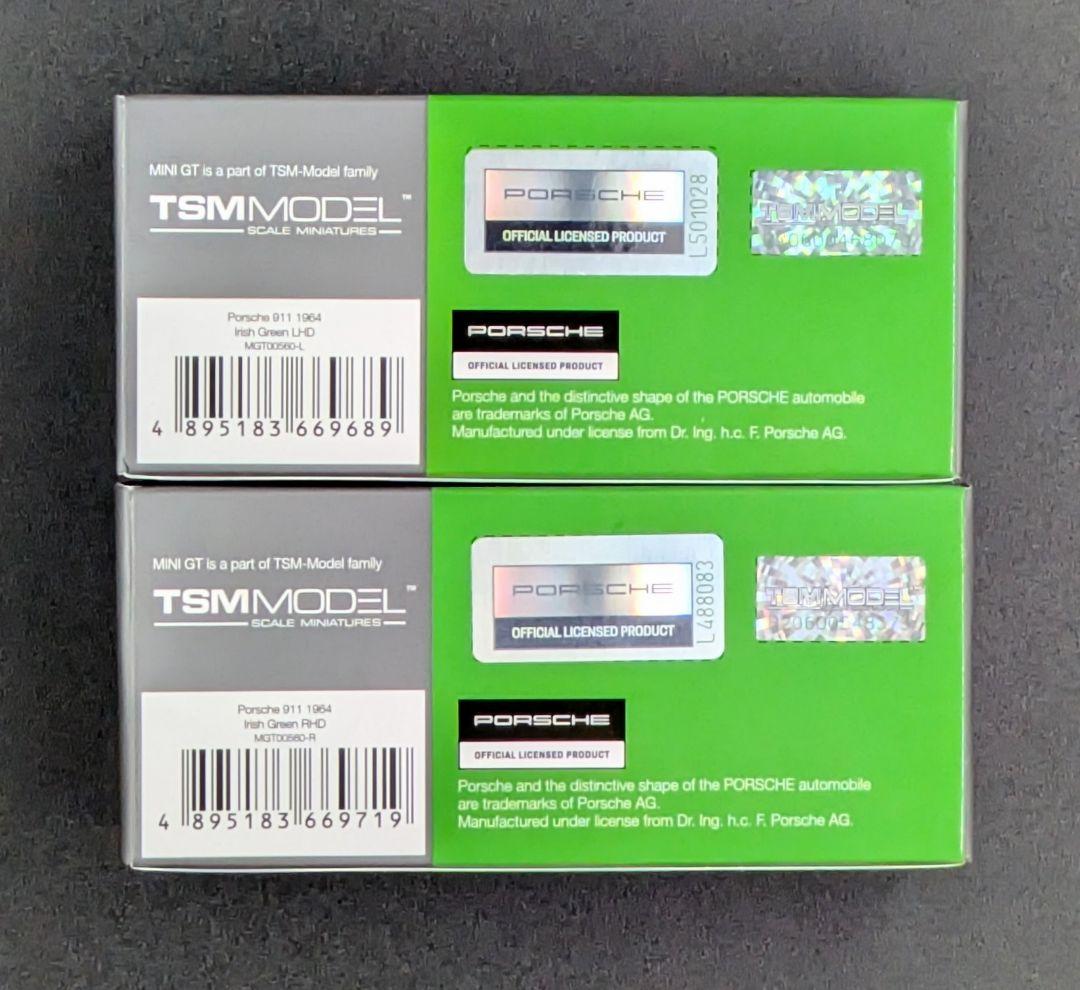 ミニカー MINI GT Porsche 911 1964 Irish Green 560