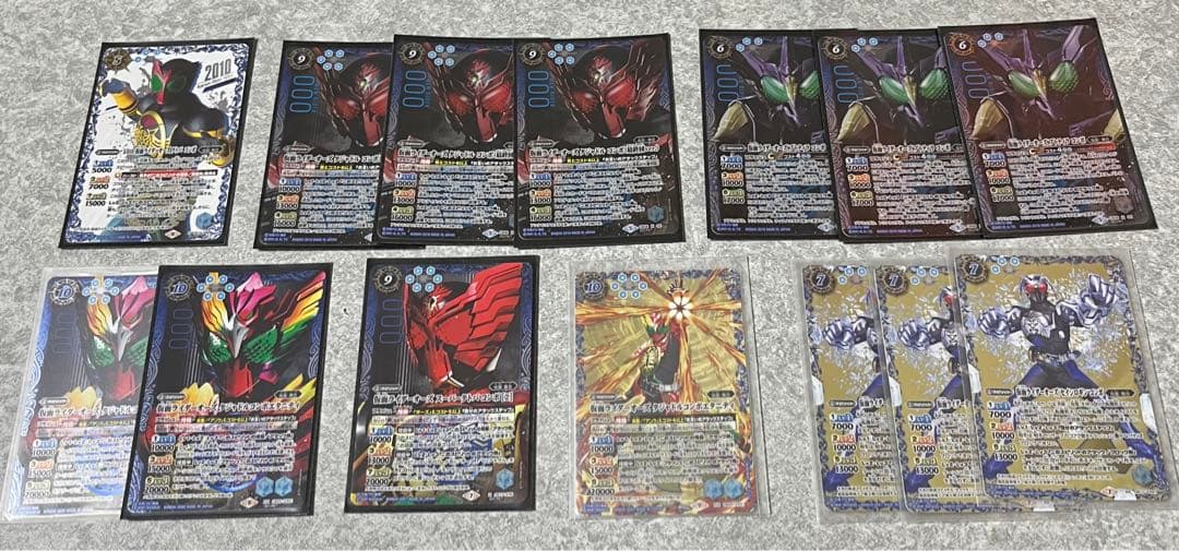 バトルスピリッツ 仮面ライダーオーズ SEC Xレア XXレア デッキパーツ