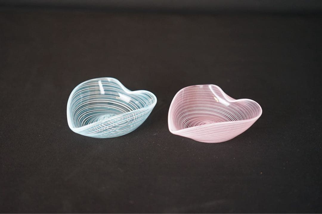 【MURANO】ベネチアンガラス ムラーノ ムラノ 小ぶり デザートカップ 2客