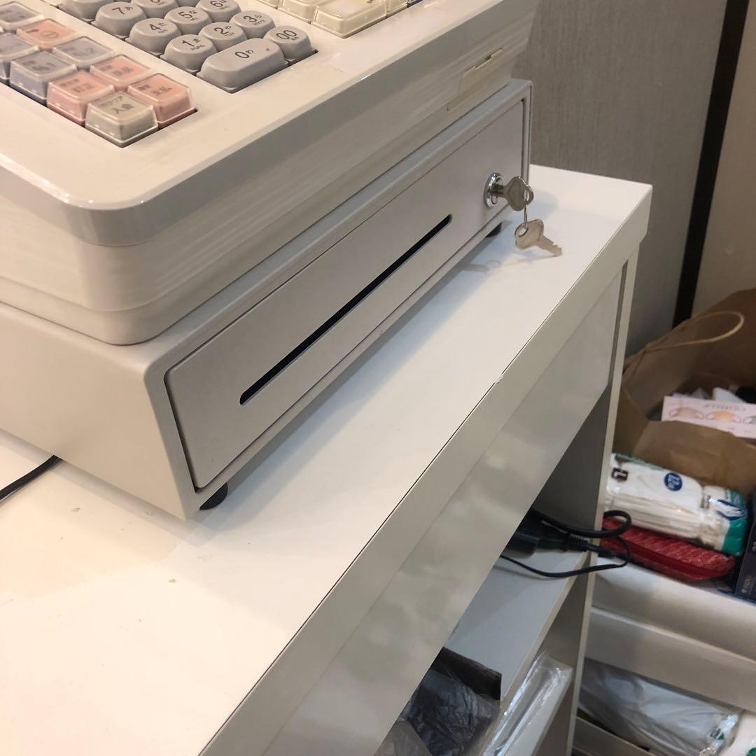 ピ*オ様 SHARP XE-A207W ホワイト レジスター