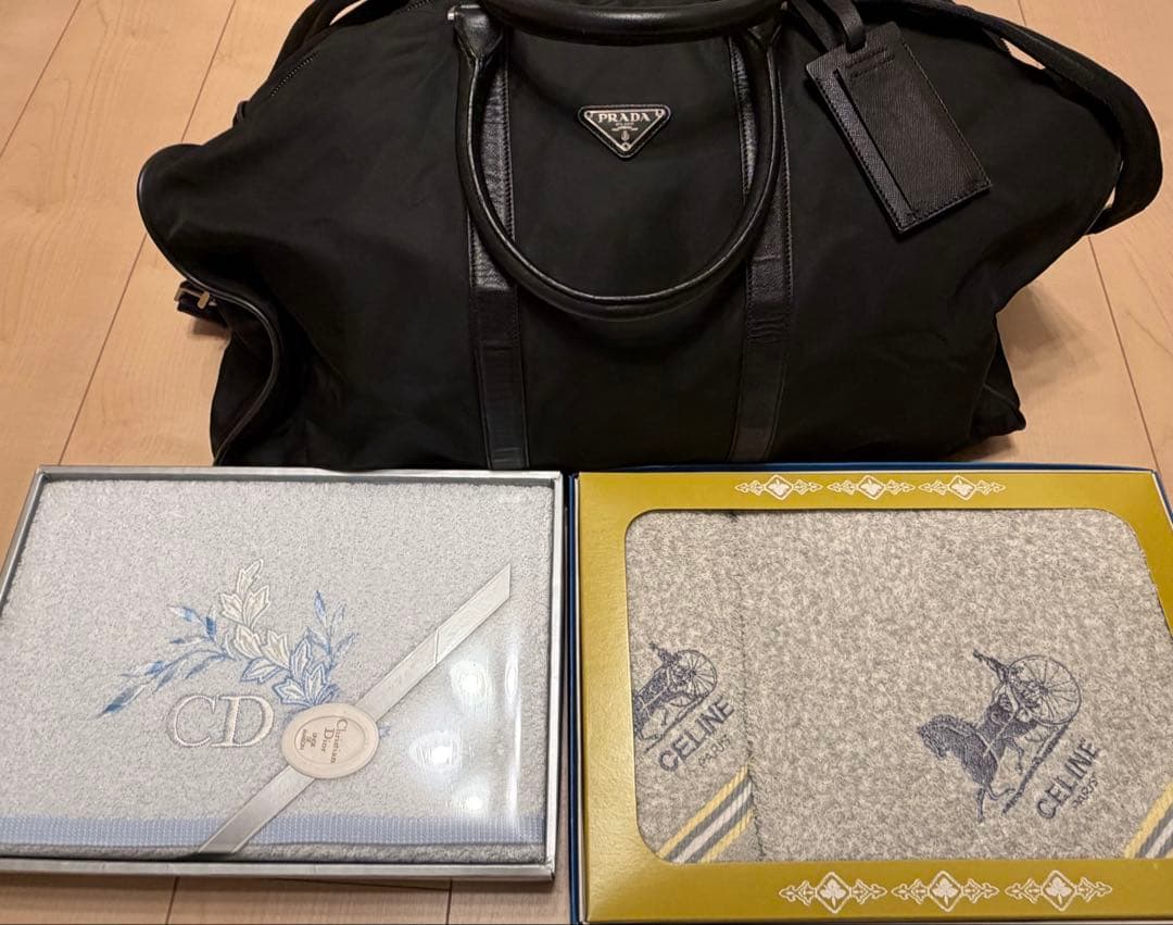 PRADA ボストンバッグ　CELINE・Christian Dior オマケ
