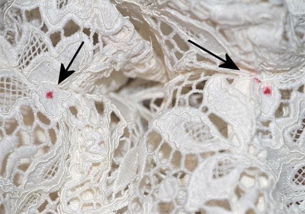 E*様 セルフポートレイト ワンピース リボン レース クリーム UK4 未使用