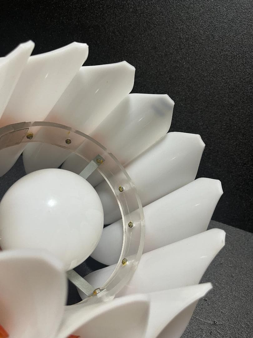 昭和レトロ　チューリップ ライト ランプ 照明 レトロ　花