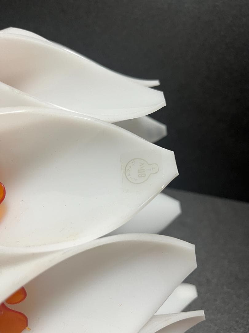 昭和レトロ　チューリップ ライト ランプ 照明 レトロ　花