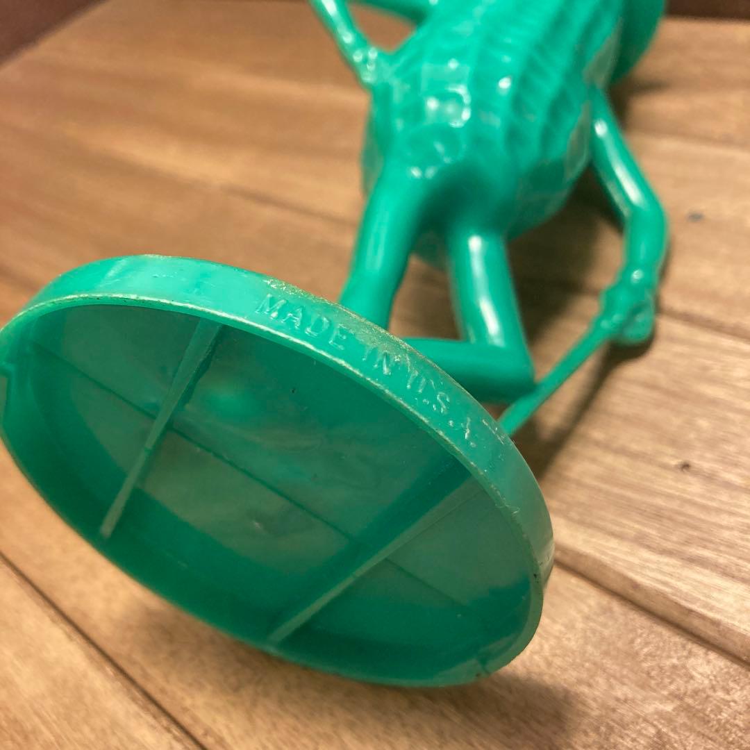 ミスターピーナッツ ビンテージバンク 貯金箱 アドバタイジングフィギュア緑