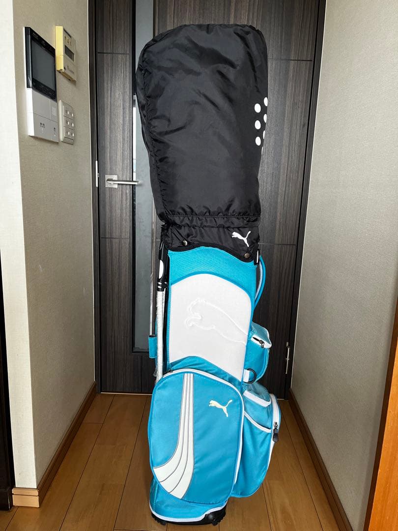 美品　希少PUMA スタンド式キャディバッグ 軽量仕様　レディース　ベルト無し