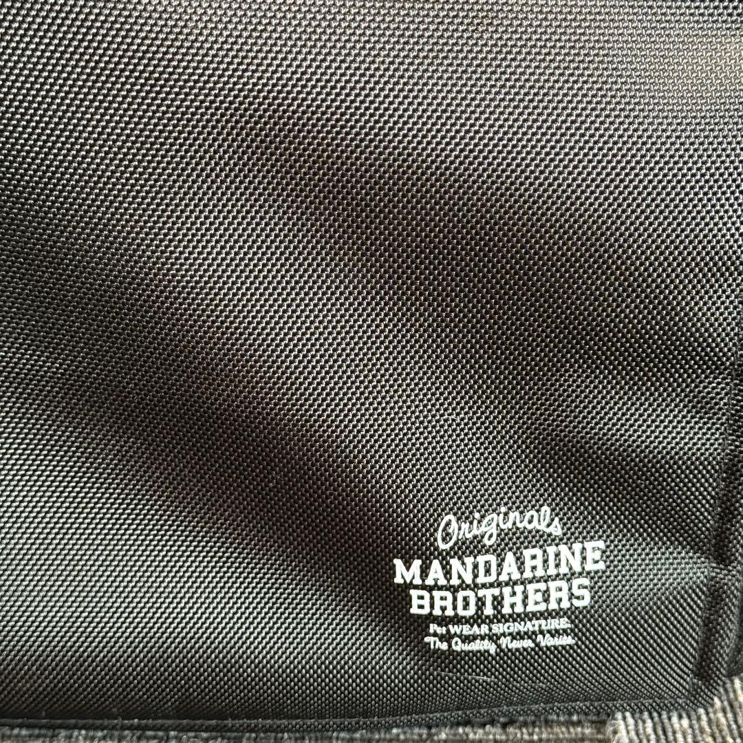 【1回のみ使用】マンダリンブラザーズ　ブラックナイロンリュック L 中型犬用