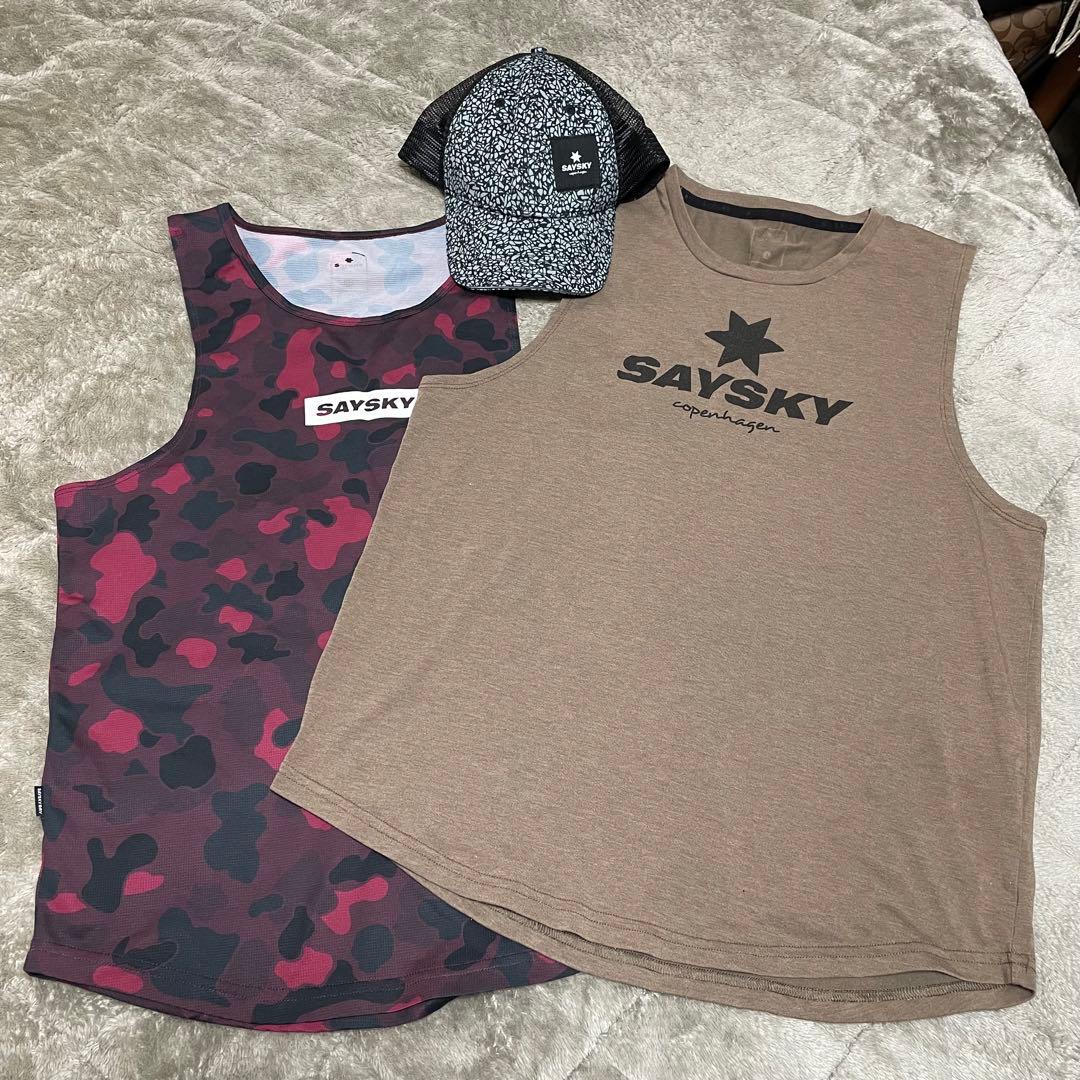 SAYSKY タンクトップ2枚＆キャップ セット