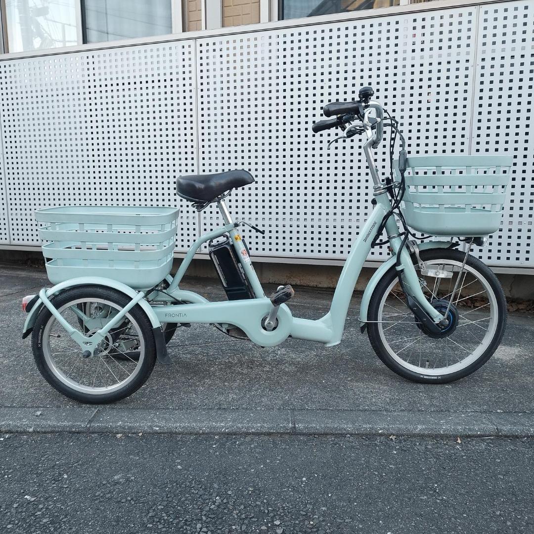 極美品 ブリヂストン 電動三輪自転車 RAKUTTO ラクットワゴン 14.3A