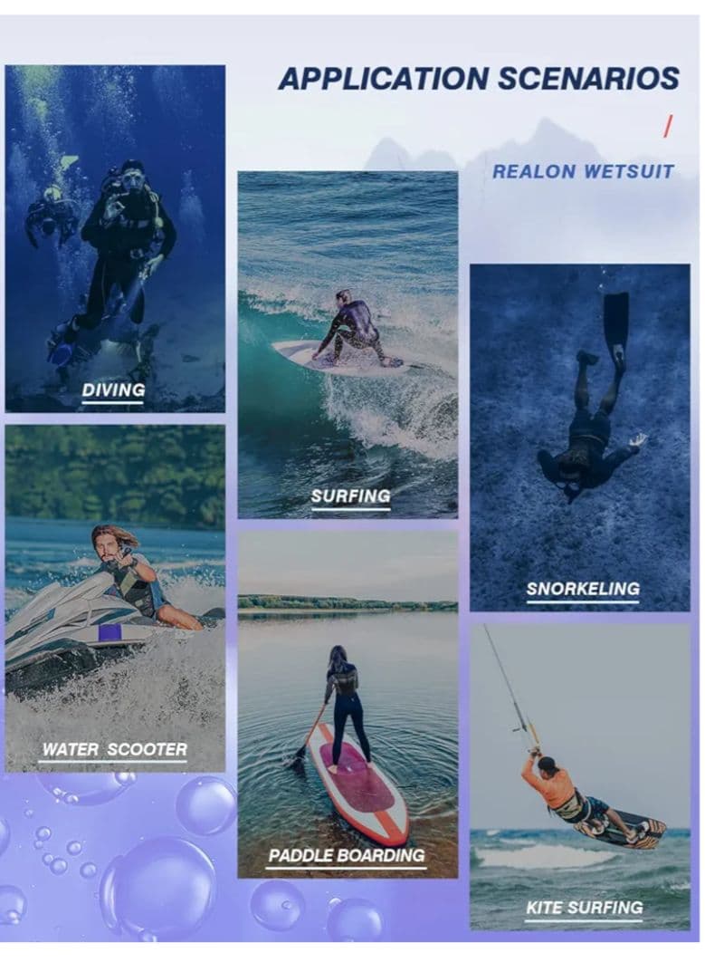 REALON レディースウェットスーツ 2XL スポーツスイミング ダイビング