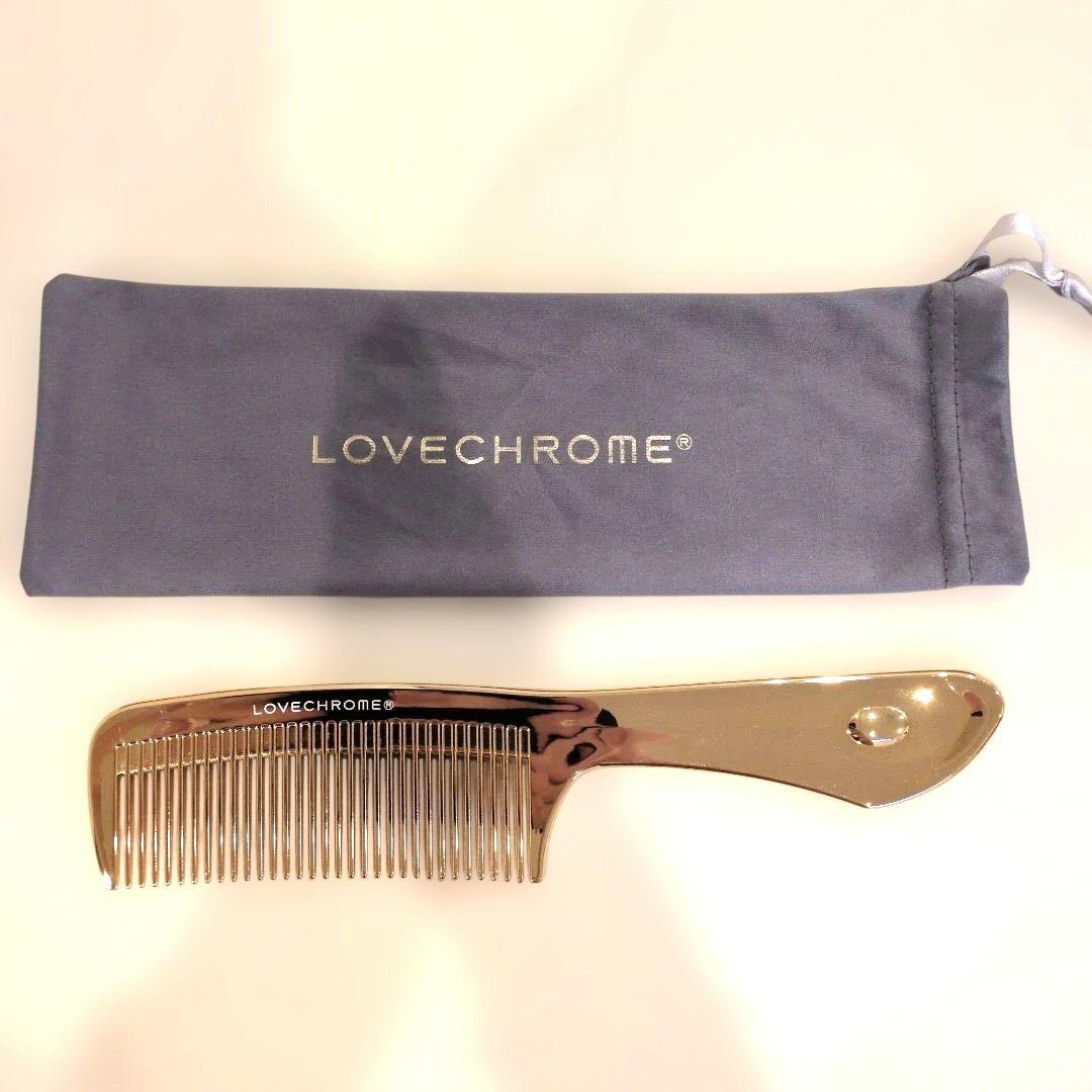 LOVECHROME ゴールドコーム 専用ポーチ付き