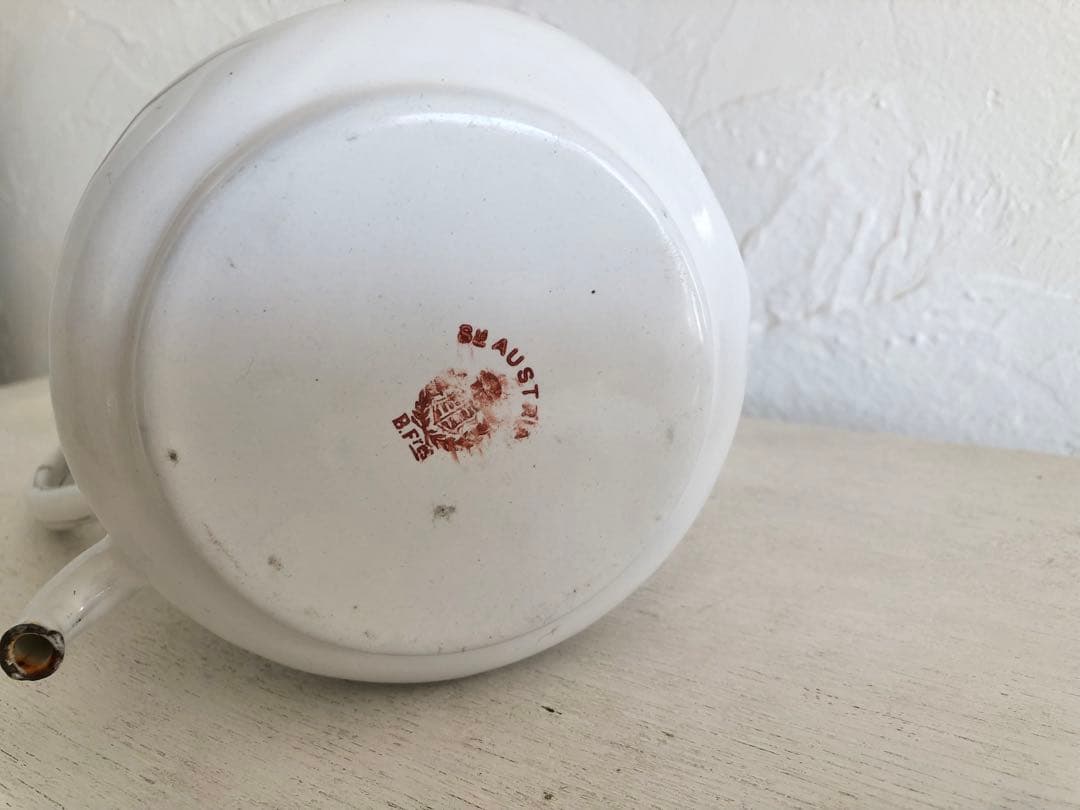 希少　フランスアンティーク　BF社 ホーロー製イリゲーター