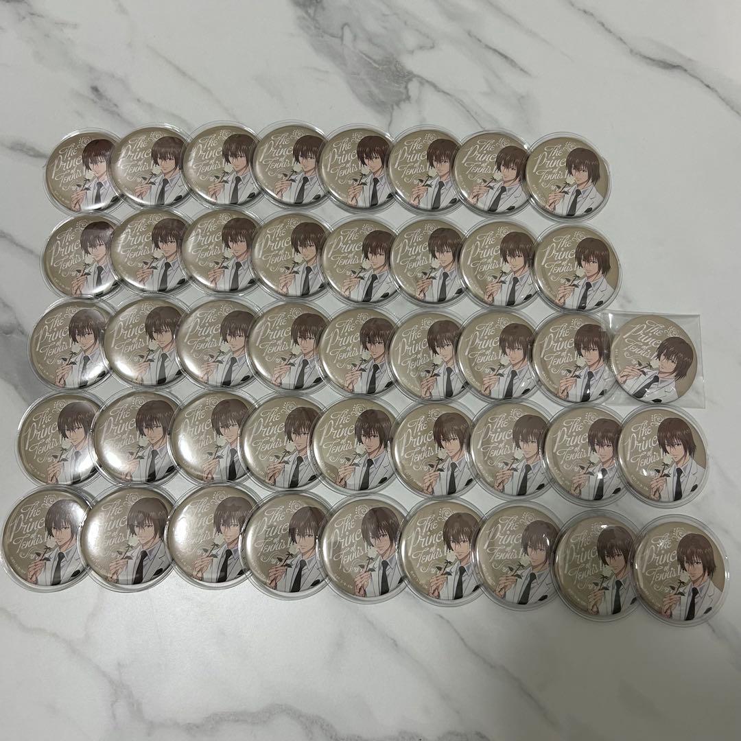 不二周助 缶バッジ black or white ブラホワ