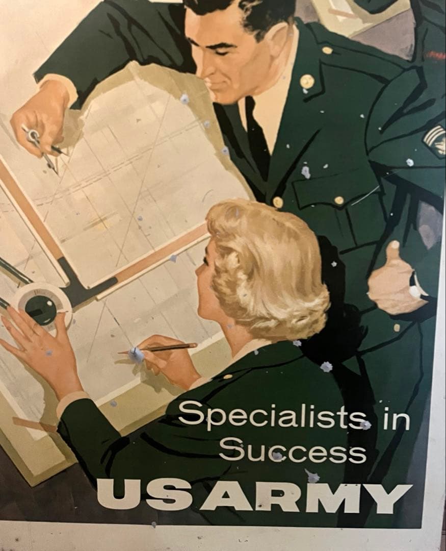 P*e様 ヴィンテージ アメリカ US ARMY 看板　アンティーク 雑貨 レア