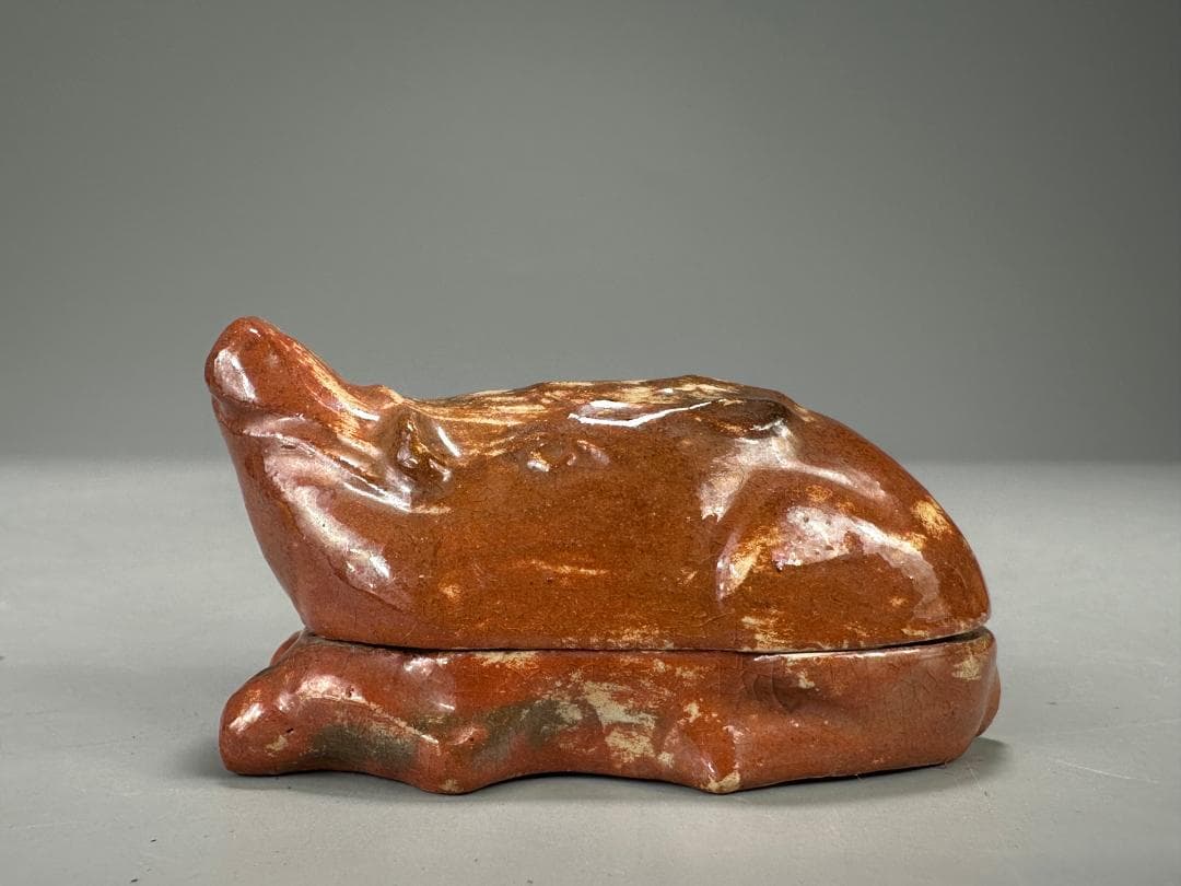 香合　干支　猪　香道具