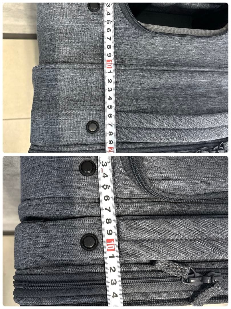 美品✨️廃盤品✨️無印 半分の厚みで収納できるソフト キャリーケース Sサイズ