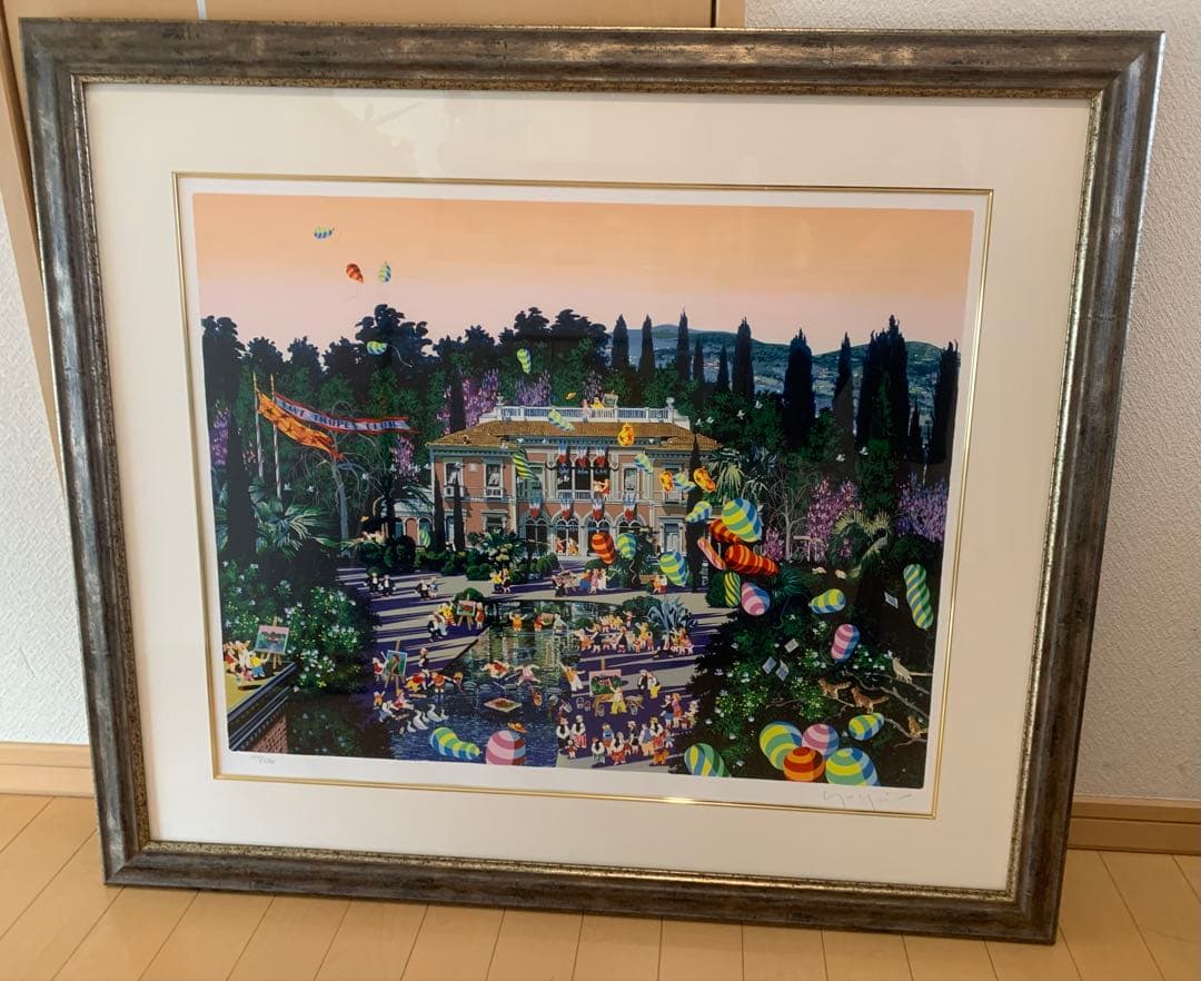 ヒロヤマガタ 絵画 「サントロペの絵画教室」