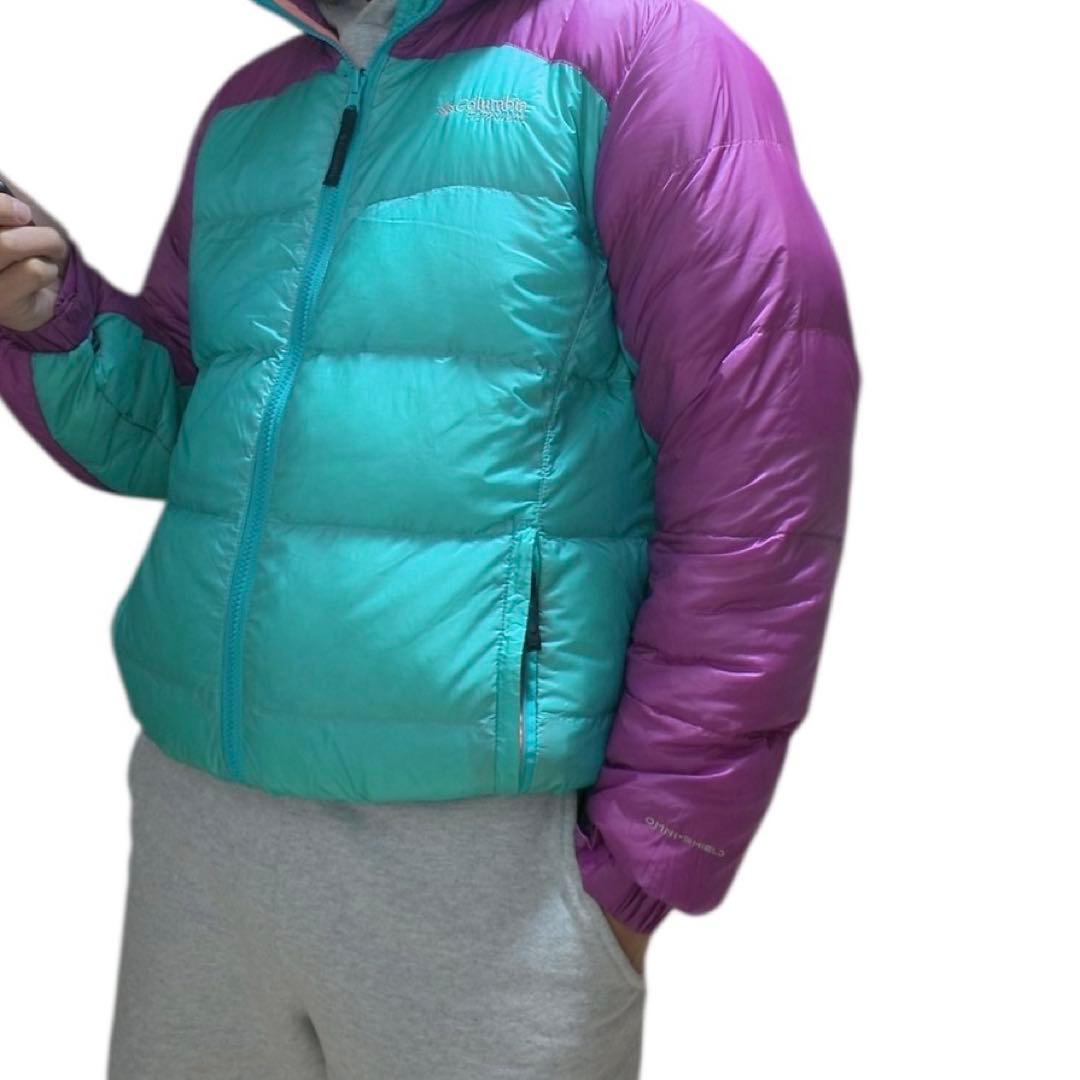 ジャケット・アウター Columbia down jacket blue purple archive