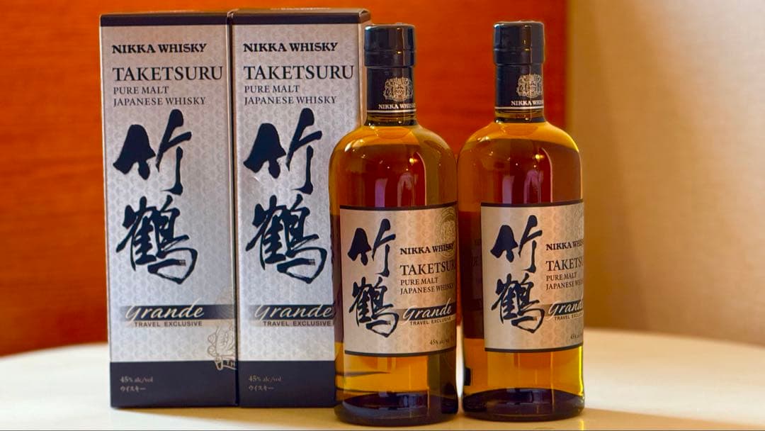 NIKKA TAKETSURU 免税店限定品ピュアモルトウイスキー 2本セット