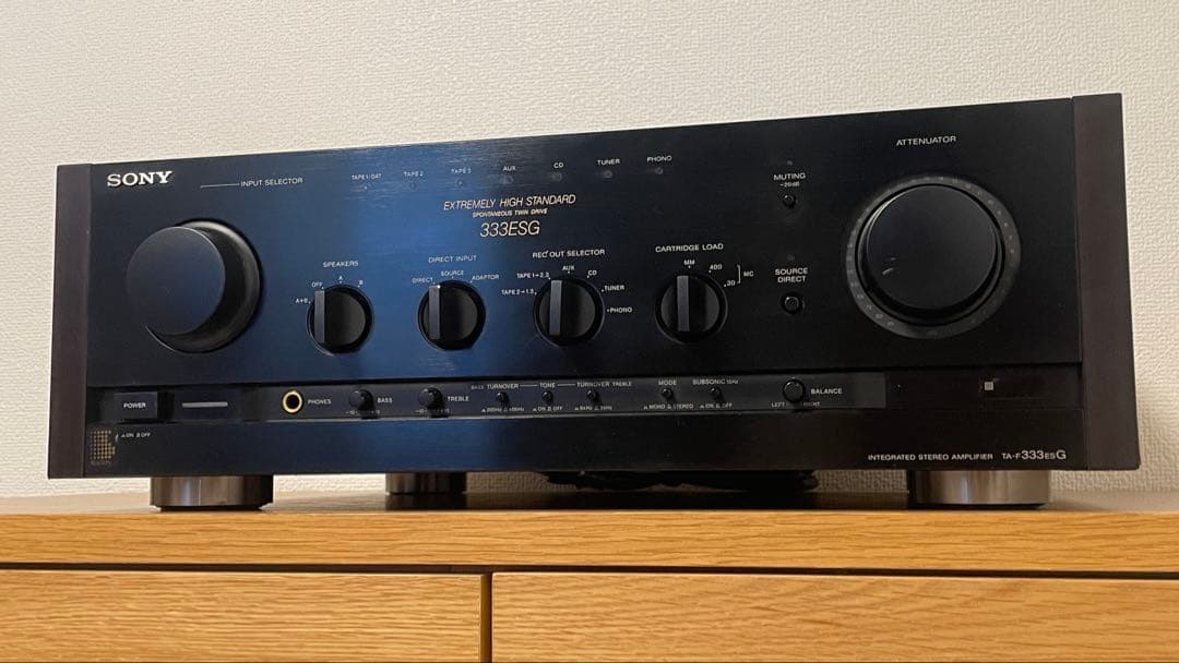 【動作品】Sony TA F-333ESGプリメインアンプ