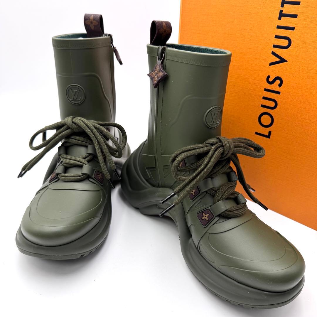 未使用　鑑定済み✨　ルイヴィトン　アークライト　レインブーツ　23.5cm相当