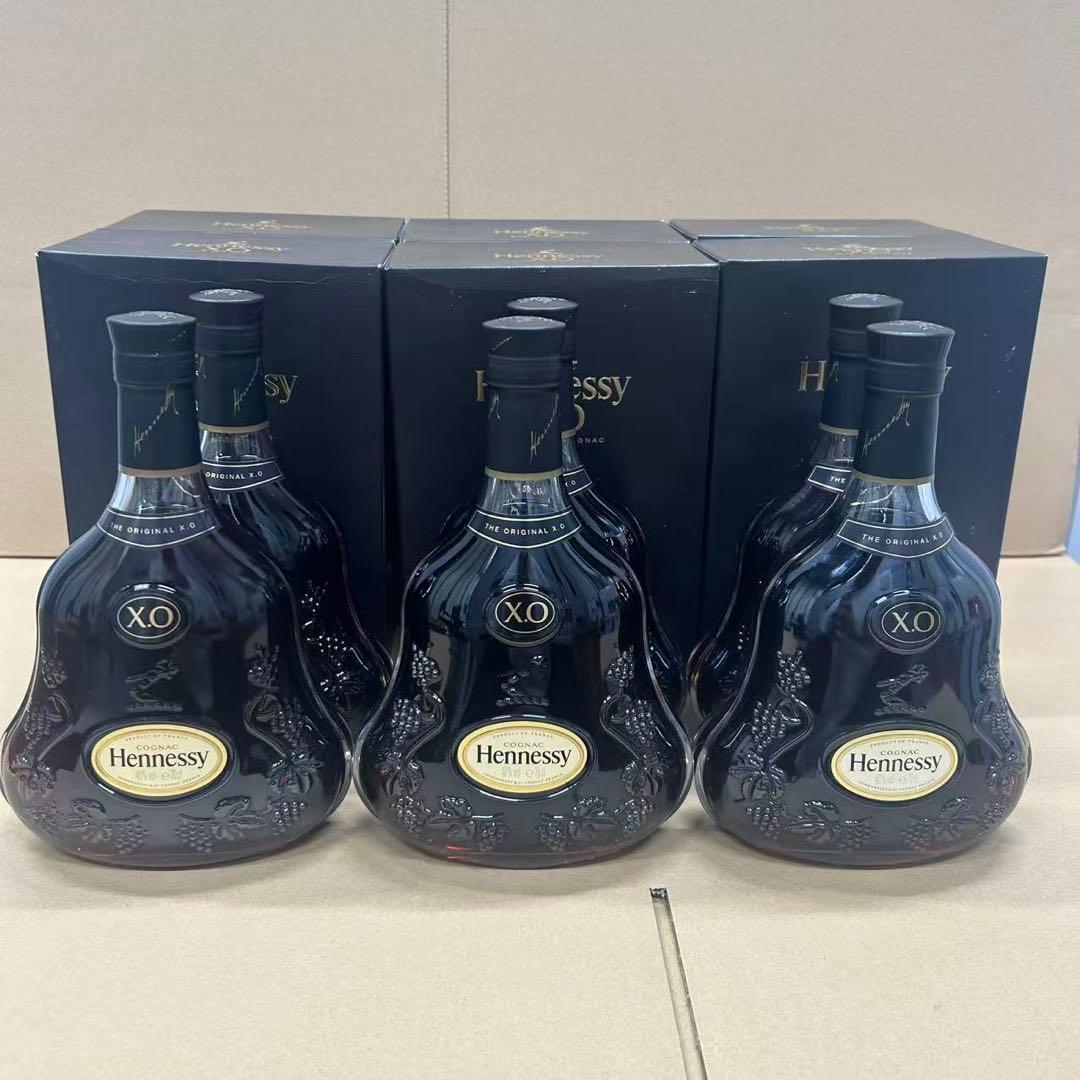 古酒 並行 Hennessy ヘネシー XO 黒キャップ 箱付き 6点セット