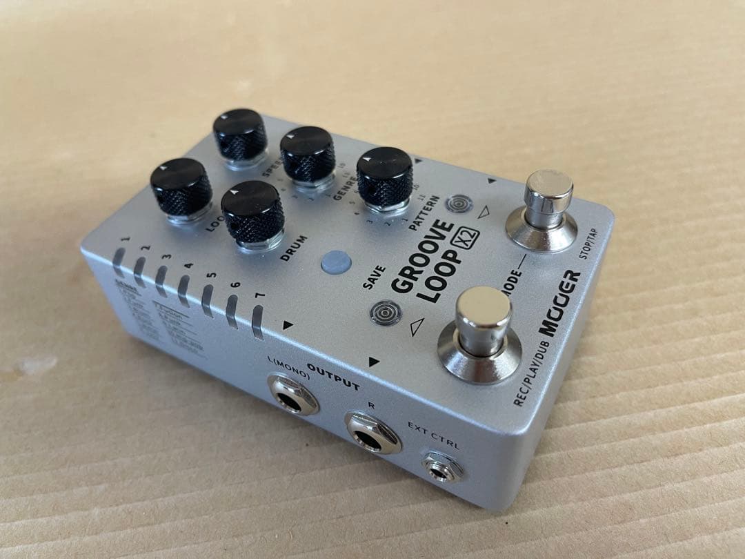 MOOER grooveloop×2 リズム付きルーパー