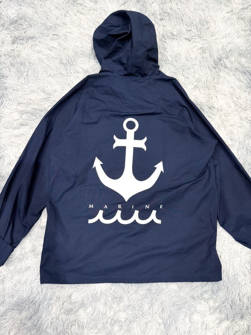 muta MARINE フーデットジャケット ネイビー