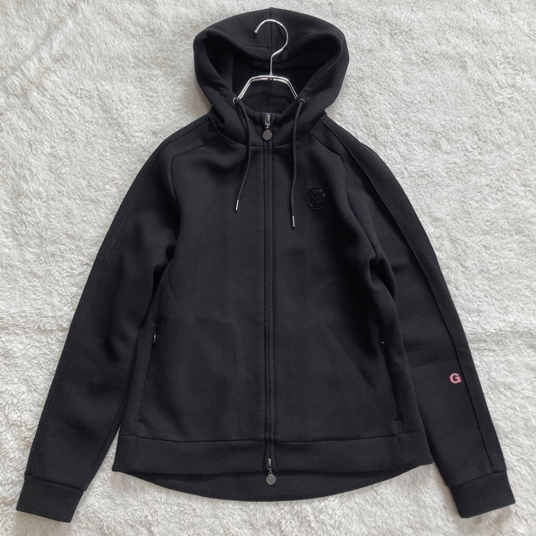 極美品・近年モデル✨G/FORE　ゴルフウェア　ジップアップパーカー　ロゴ　S位