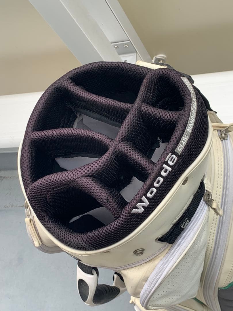  キャディバッグ ホワイト