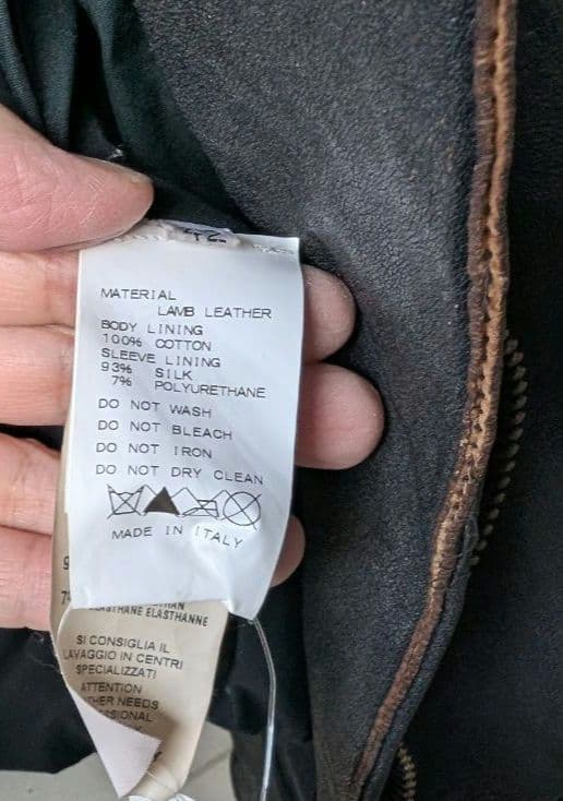 限定特価！Giorgio Brato 未使用 レザーライダースジャケット 42