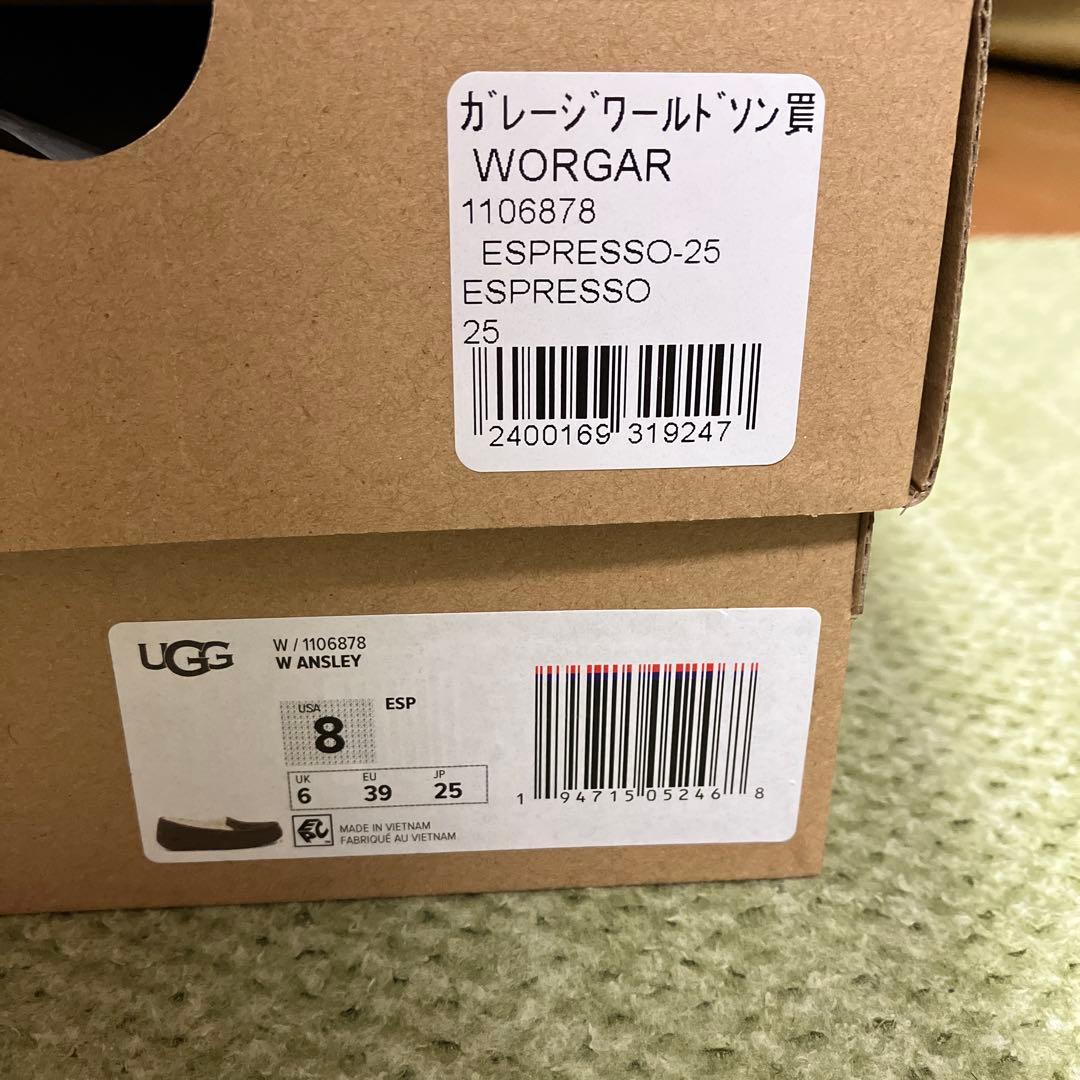 UGG ANSLEY エスプレッソ　モカシン25㎝