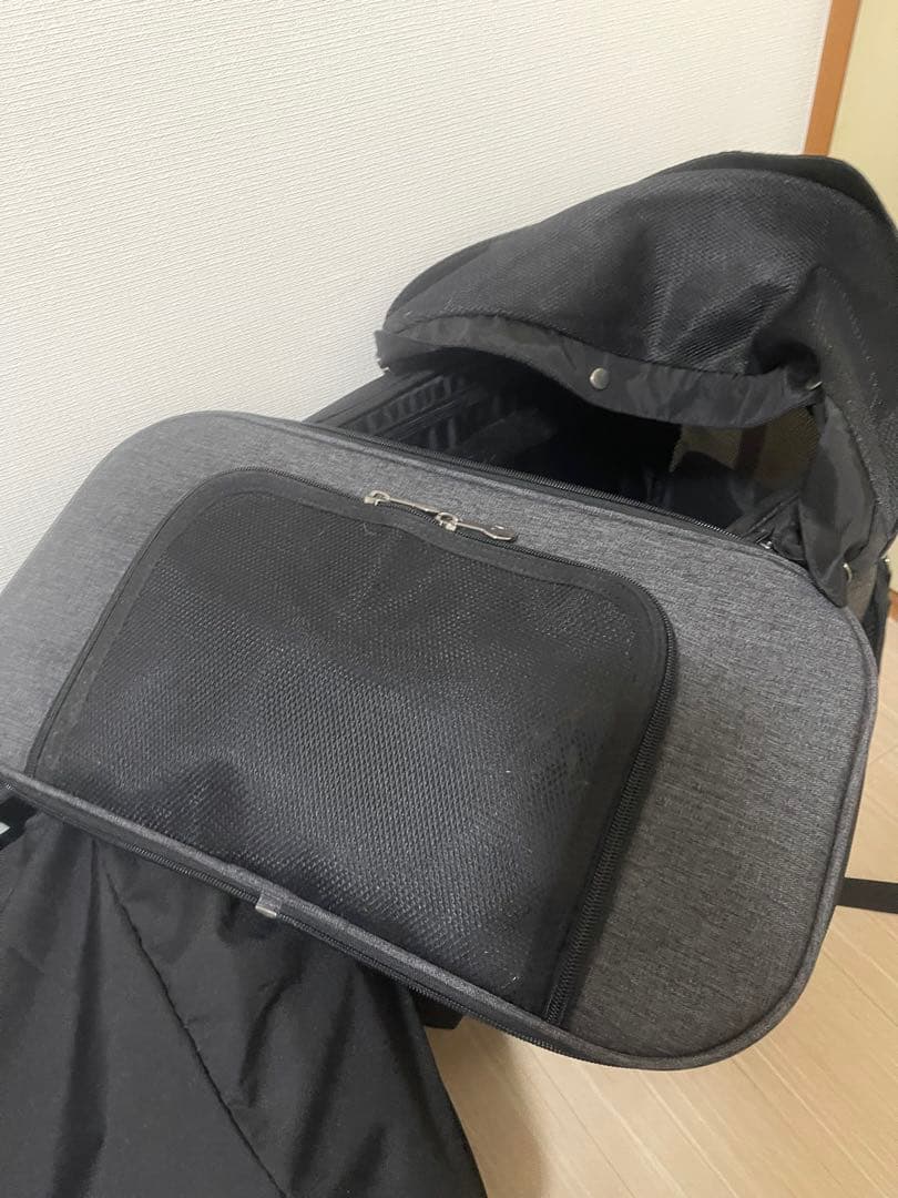 お値下げ済み　折りたたみペットカート グレー 7in1機能