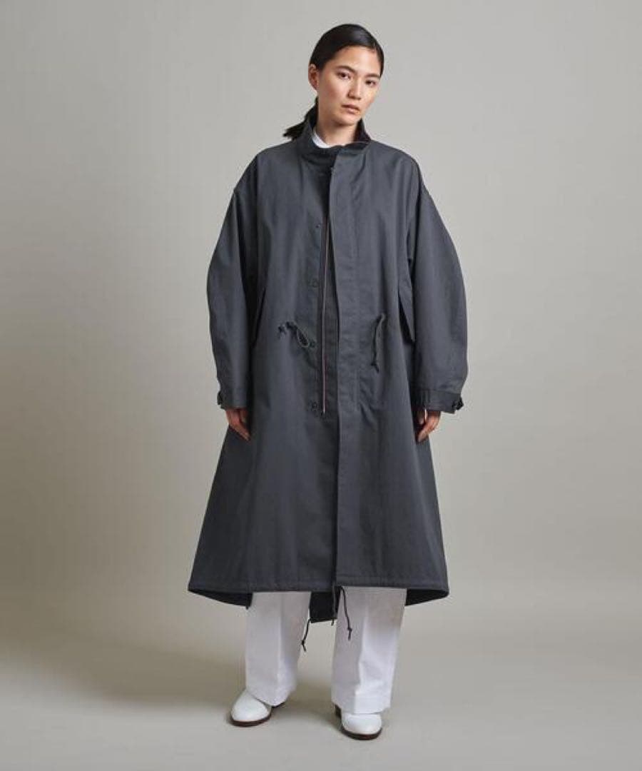 ＜LOEFF（ロエフ）＞OX スタンドカラー モッズコート