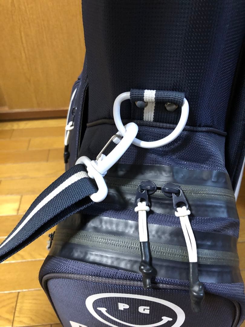パーリーゲイツ　キャディバッグ　ネイビー　紺　スタンド式　軽量