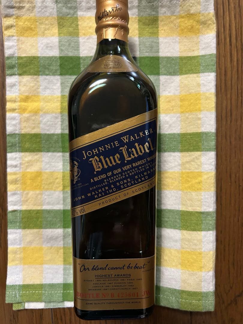 ウイスキー ジョニーウォーカー ブルーラベル 43度