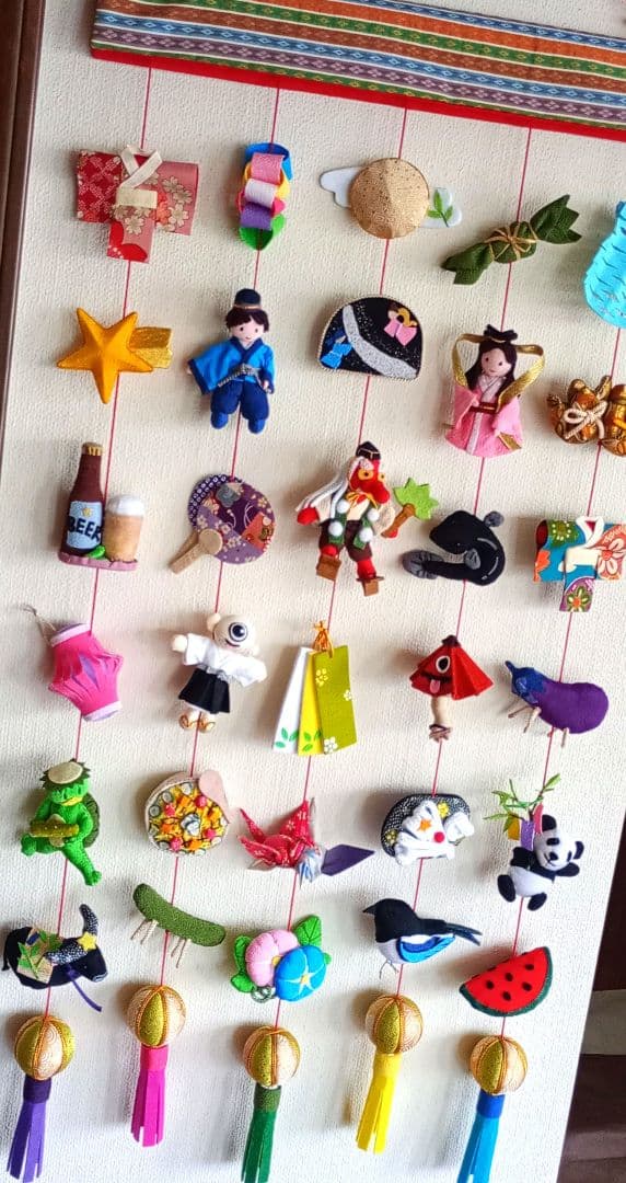 ミーコ　2025’つるし飾り「七夕」tanabata