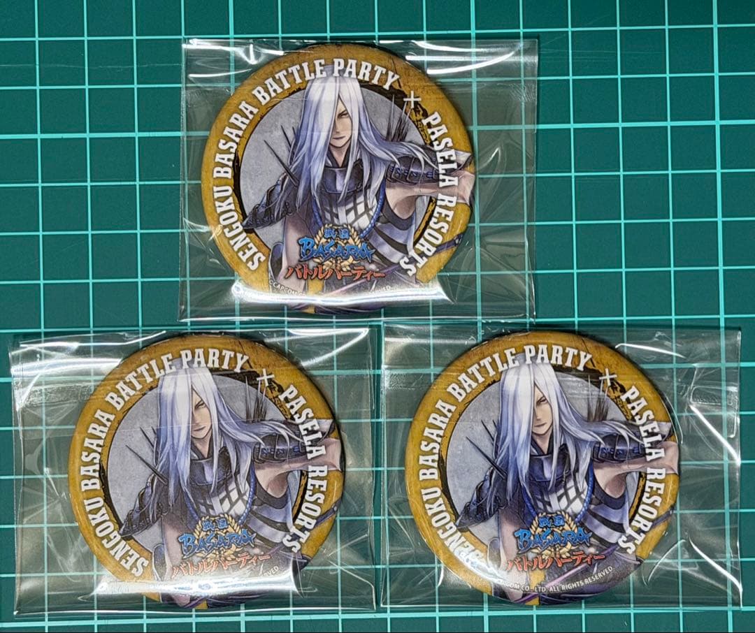 戦国BASARA 明智光秀 缶バッジ