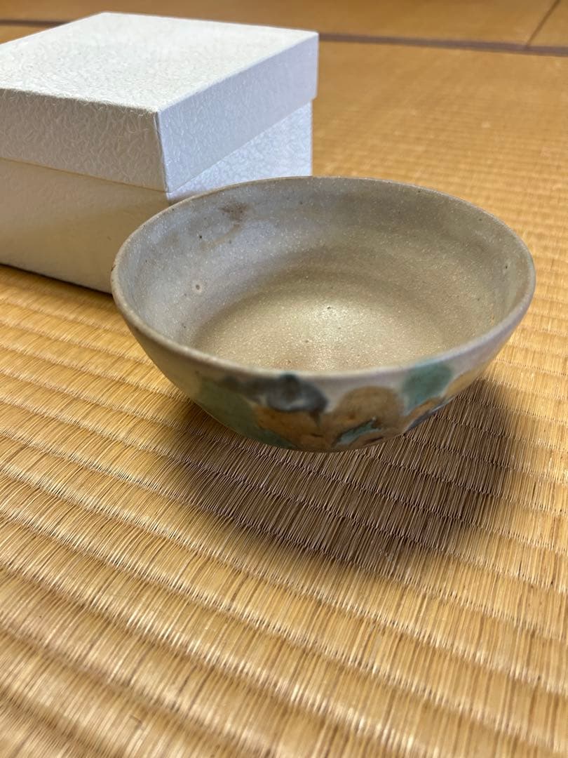 【山岸雄三】茶碗 茶道具 和食器 骨董 九谷焼 木箱 茶器 陶器